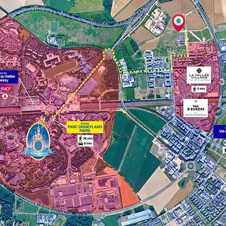Disneyland-Paris 8Pers,Parking, Borne Recharge Ve, Wifi Serris Kültér fotó